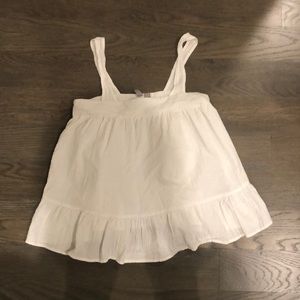 Asos ruffle tank top